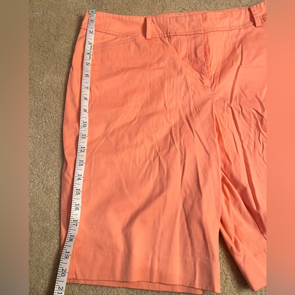 Talbots Peach/Orange Perfect Shorts size 10 - Picture 5 of 8